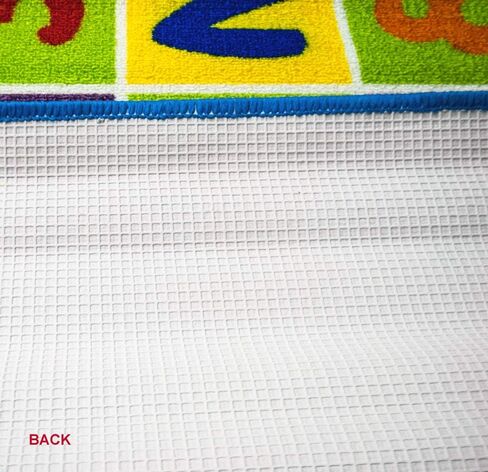 سجادة Mybecca Kids Rug Kids City Life # 4 سجادة منطقة حروف أبجدية تعليمية وأرقام 5' X 7' سجادة منطقة للأطفال - ظهر جل مانع للانزلاق (59 بوصة × 82 بوصة) in Kuwait