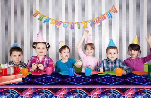 CBAHOJ 2pcs 𝓕𝓲𝓿𝓮 𝓝𝓲𝓰𝓱𝓽𝓼 𝓪𝓽 𝓕𝓻𝓮𝓭𝓭𝔂 Tablecloth Disposable Tablecover Birthday Party Supplies and Decorations for Kid Boy Baby Shower Rectangle Tables 70"X42",2 Pack in Saudi Arabia