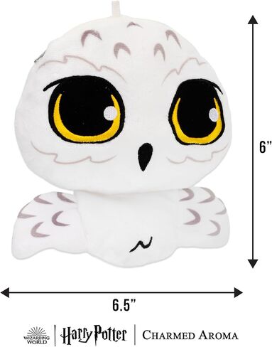 Harry Potter™ Reversible Jewelry Plush Pouch cute small travel storage case jewelry make up airpod charging cable accessories key cosmetic bag with zipper | Gift for Women, Girlfriend (Hedwig) in Kuwait