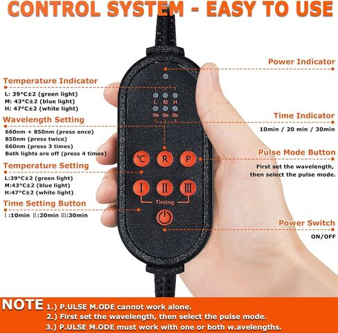 قفاز CAMECO R.ed L.ight T.herapy لليد والأصابع، N.ear I.nfrared L.ight T.herapy D.evice، حزام T.herapy بتصميم سحاب خفيف لليد والجسم in Kuwait