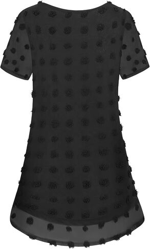 MOQIVGI Womens Fashion Sexy Casual Blouses Scoop Neck Dressy Elegant Tops in Kuwait