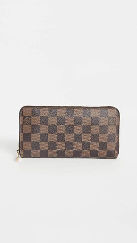 Louis Vuitton Women's Pre-Loved Zippy Wallet, Damier Ebene, Brown, One Size in Kuwait