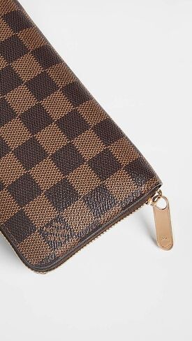 Louis Vuitton Women's Pre-Loved Zippy Wallet, Damier Ebene, Brown, One Size in Kuwait