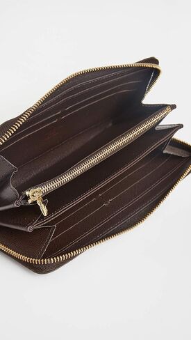Louis Vuitton Women's Pre-Loved Zippy Wallet, Damier Ebene, Brown, One Size in Kuwait