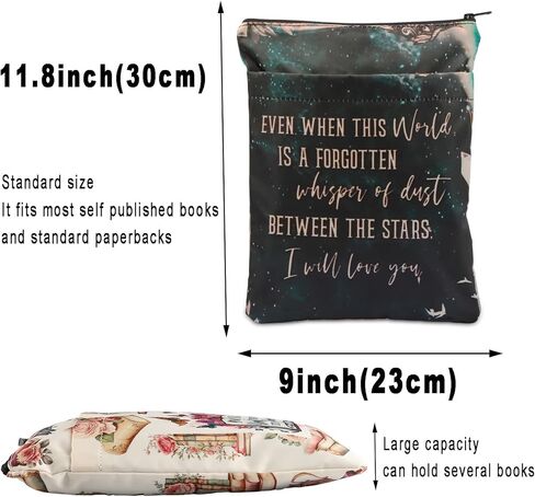 BWWKTOP TOG غلاف كتاب رواية إيلين وروان حتى عندما يكون هذا العالم همسًا منسيًا من الغبار بين النجوم سأحبك هدايا لمحبي كتاب سارة (حتى عندما يكون هذا) in Kuwait