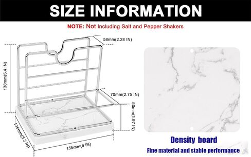 Napkin Holder, Metal Napkin Holder Modern Napkin Dispenser for Table Kitchen Countertop, Not Including Salt and Pepper Shakers (Wooden Base, Black) in Saudi Arabia