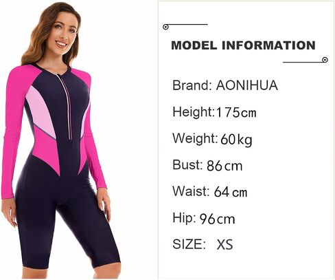 Eternal Berry Women Rash Guard Long Sleeve Boyleg One Piece Swimsuit Surfing Bathing Suit UPF 50 Front Zip Surf Wetsuit in Saudi Arabia
