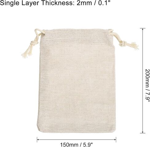 PATIKIL 10"x8" Coin Money Sacks Bag, 3 Pack Bank Deposit Change Transit Bags Cash Bag with Drawstring Currency Bags Gift Bag Style 1, Beige in Saudi Arabia
