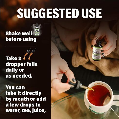 Lions Mane Mushroom Supplement - 50:1 Lion's Mane Liquid Extract Tincture & Phospholipid Liposomal Absorption Complex Drops - Promotes Focus, Memory & Mental Clarity - Made in USA - 4 Fl. Oz in Kuwait