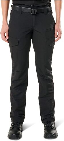 5.11 Tactical Women's Fast-Tac Cargo Pockets Professional Uniform Pants, Style 64419, Black, 10/Long in Saudi Arabia