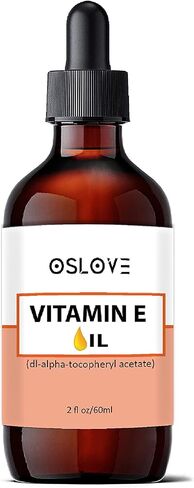 OSLOVE Pure Vitamin E Oil- 2 Fl.oz Use as is or in Skin and Hair Product Formulations | Moisturizing and Softening for Hair, Nails and Skin in Saudi Arabia