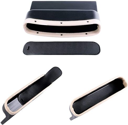 KONGDY Bling Car Seat Pocket Driver's Console Side Organizer Auto Gap Filler Car Seat Storage Box with Cup Holder for Car Interior Accessories Cellphone Wallet in Saudi Arabia