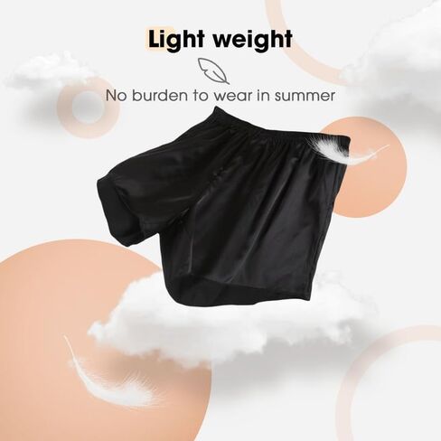 Subuteay Pettipants for Women Bloomer Culottes Satin Slips Shorts Under Dresses in Saudi Arabia