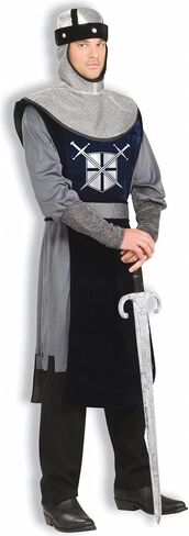 Forum Novelties mens Knight of the Round Table Adult Sized Costumes, Silver, Standard US in Saudi Arabia