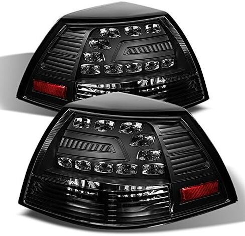 AKKON-لـ 08-09 بونتياك G8 GT GXP سبورت سيدان الخلفية السوداء الحافة LED أضواء خلفية مصابيح الفرامل استبدال زوج in Kuwait