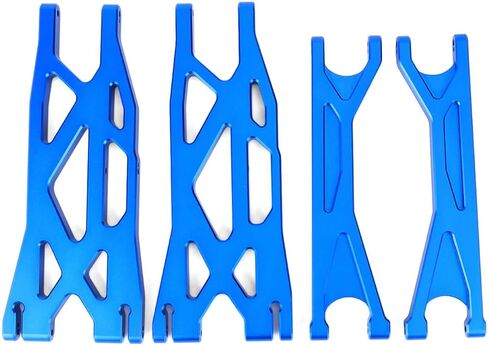 RCAWD Xmaxx XRT 8S 60mm Widen Suspension Arms A-Arms Set for Traxxas X-Maxx XRT Ultimate Upgrades, Upper & Lower, Front & Rear, Left & Right, Part for #7892 Blue in Saudi Arabia