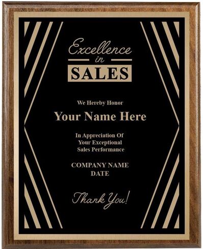 Recognition Plaque, 8x10 Custom Engraved Above and Beyond Plaque Award Prime in Saudi Arabia