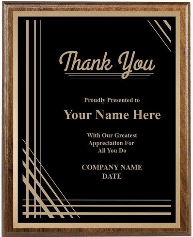 Recognition Plaque, 8x10 Custom Engraved Above and Beyond Plaque Award Prime in Saudi Arabia