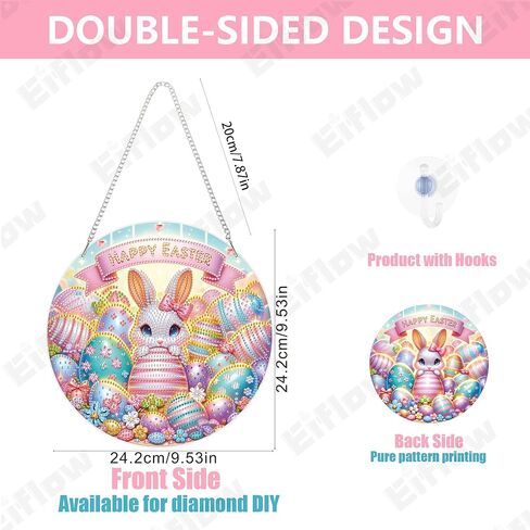 طقم الفن الماسي المعلق من Eiflow DIY بعلم الولايات المتحدة، لوحة أكريليك مرصعة بالألماس ولوحة زينة على شكل فراشة طقم صندوق قلادة in Kuwait