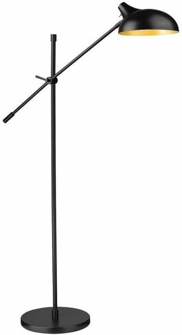 Z-Lite 1942FL-MB Bellamy Floor Lamp, 1-Light 100 Watts, Matte Black in Saudi Arabia