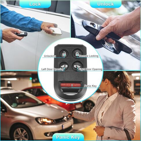 X AUTOHAUX 313.8MHz OUCG8D-399H-A Replacement Smart Proximity Keyless Entry Remote Key Fob for Honda Odyssey 2005-2010 5 Buttons in Saudi Arabia