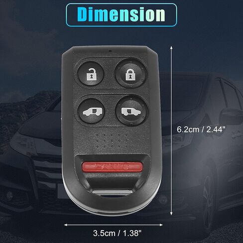 X AUTOHAUX 313.8MHz OUCG8D-399H-A Replacement Smart Proximity Keyless Entry Remote Key Fob for Honda Odyssey 2005-2010 5 Buttons in Saudi Arabia