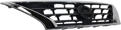 مجموعة شبكة Garage-Pro متوافقة مع Nissan Versa 2015-2018 Chrome Shell/مدخل أسود مطلي - CAPA in Kuwait
