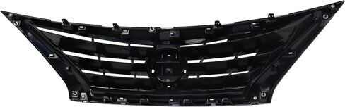 مجموعة شبكة Garage-Pro متوافقة مع Nissan Versa 2015-2018 Chrome Shell/مدخل أسود مطلي - CAPA in Kuwait