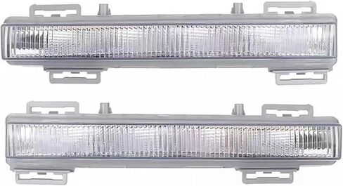 A2048853374 A2048853474 A2048857123 A2049065501 متوافق مع Mercedes Benz GLK X204 W204 غطاء مصباح الضباب الأمامي DRL للشبكة اليسرى تقليم الكروم (الغطاء الأيسر كروم) in Saudi Arabia