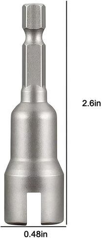 Wing Nut Driver, Power Wing Nut Drill Bit Socket Tool, 1/4" Hex Shank Drills Bits for Screws Eye, C Hook Bolt, Q-Hanger(13 mm) in Saudi Arabia