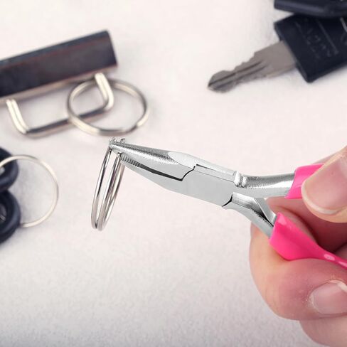Split Ring Pliers 3 Inches Jump Ring Opener Ring Opening Pliers Split Rings Fishing Ring Splitter Plier Split Ring Tool For Small Split Rings Key Chain Jewelry Beading Repair Making in Saudi Arabia