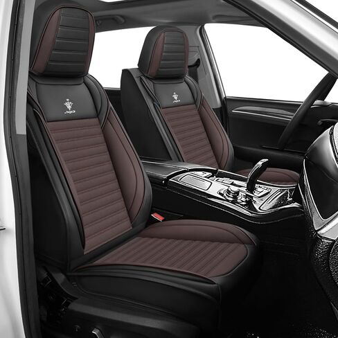 Seat Covers 2 Seats Custom Fit for Jeep Compass 2007-2024, Breathable and Comfortable Leather Seat Cover, Deluxe Waterproof Cushion Cover Auto Interior Accessories,Standard (Black Blue) in Saudi Arabia