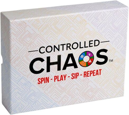 CONTROLLED CHAOS - The Ultimate Adult Party Card Game | 4 Decks in 1 with 250+ Roasts and Challenges That Will Get You Drinking | Great for Game Nights, Pre-Games, White Elephant, Bachelorettes in Saudi Arabia