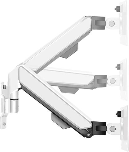ذراع شاشة مقاس 10 - 32 بوصة مزود بحامل مفصلي مزود بإضاءة LED زنبركية غازية (10-32 بوصة W31P) in Kuwait