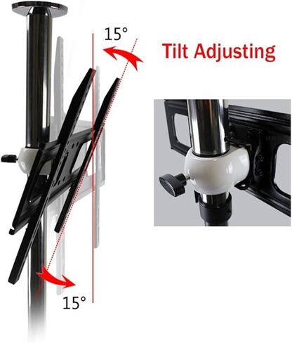 BG11-M Stainless Steel 23-55 Inch Mounting Bracket Height Adjustment 66-82 cm in Saudi Arabia