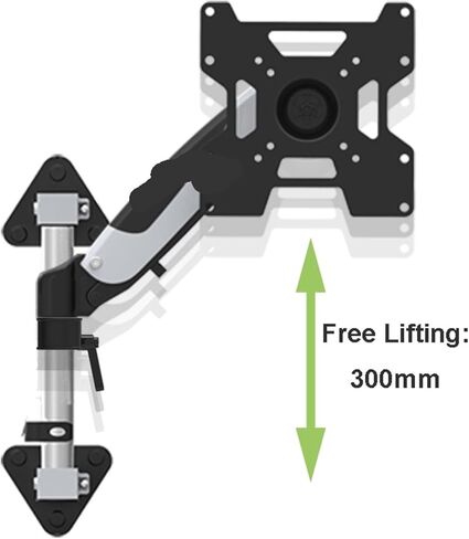 35"-45" Heavy Duty Gas Spring Flexible TV Wall Mount in Saudi Arabia