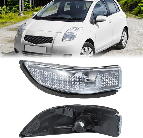 uxcell Right Rearview Mirror Turn Signal Lamp Housing for Toyota Yaris 11-19 No.817300D080 in Saudi Arabia
