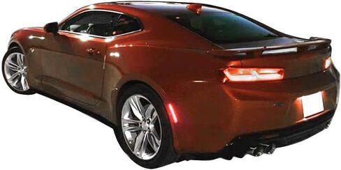 مصابيح علامة جانبية خلفية من IKON MOTORSPORTS متوافقة مع 2016-2024 Chevy Camaro 2015-2019 Cadillac ATS 2014-2019 Cadillac CTS، مصابيح حمراء للإضاءة الأمامية الأمامية in Saudi Arabia