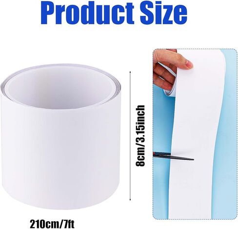 Inflatable Patch Repair Kit, 7ft x 3.15 inch Waterproof TPU Air Mattress Patch Kit Heavy Duty Clear Repair Tape for Inflatable Toys, Tent, Canvas, Canopy, Swimming Ring, Tube Air Bed in Saudi Arabia
