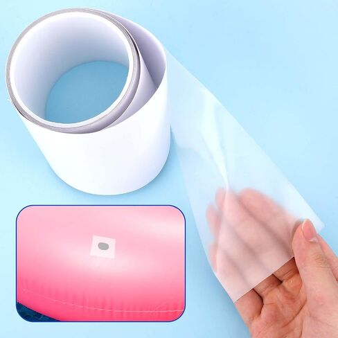 Inflatable Patch Repair Kit, 7ft x 3.15 inch Waterproof TPU Air Mattress Patch Kit Heavy Duty Clear Repair Tape for Inflatable Toys, Tent, Canvas, Canopy, Swimming Ring, Tube Air Bed in Saudi Arabia
