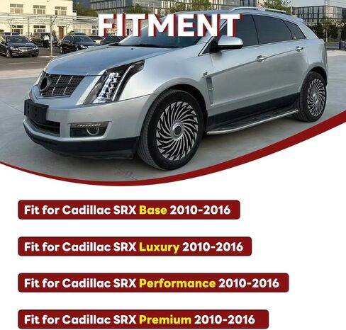المصابيح الأمامية لكاديلاك SRX 2010-2016 10 مصابيح أمامية بعدسة مع رسوم متحركة لبدء التشغيل المتتابع لإشارة الانعطاف للركاب والسائق ومصابيح الرأس الأمامية (زوج واحد) in Saudi Arabia