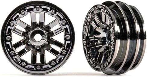 Traxxas 1.0" Rims (Black Chrome) (2) (TRX-4M) in Saudi Arabia