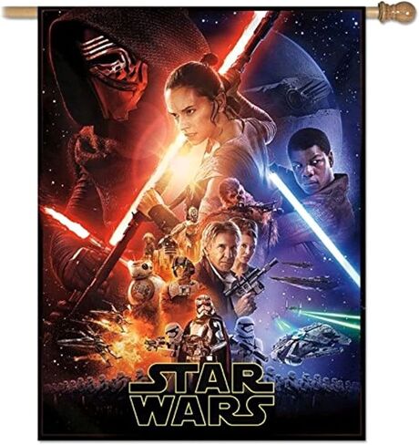 علم WinCraft Star Wars مقاس 28 بوصة × 40 بوصة عموديًا in Saudi Arabia