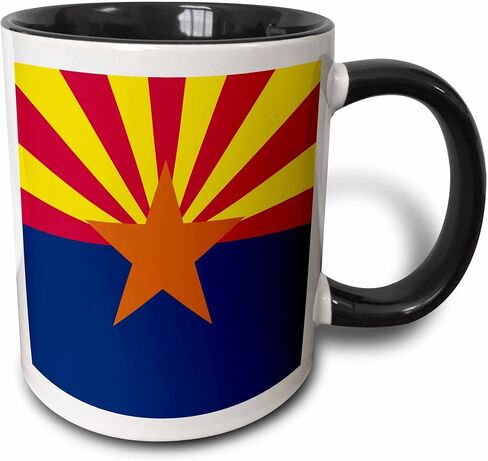 3dRose State Flag of Arizona "PD-US" Ceramic Mug, 15-Ounce in Saudi Arabia