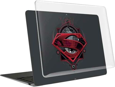 Skinit Laptop Case Plus Skin Compatible with MacBook Air 15in (2023) - Officially Licensed DC Comics Superman Grey Eye Collage Design in Saudi Arabia