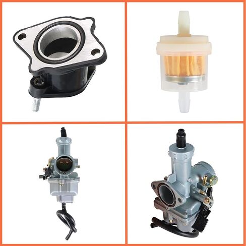Motorcycle Carburetor Carb with Intake Boot Replacement for CRF100F/XL100S/XR100/XR100R/XR200R/XR200/XL100 in Saudi Arabia