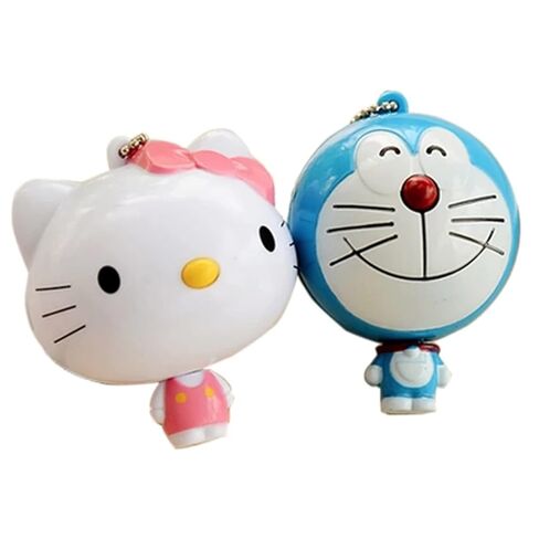 2PCS 1M Measuring Tape Retractable Children's Measuring Tape Keychain Kawaii Animal Cute Tape Measure Pink for Gift in Saudi Arabia