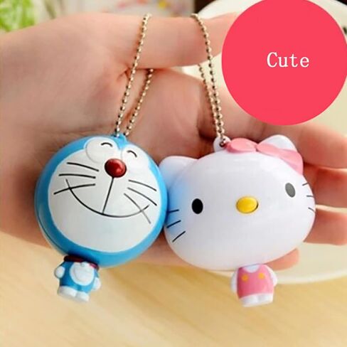 2PCS 1M Measuring Tape Retractable Children's Measuring Tape Keychain Kawaii Animal Cute Tape Measure Pink for Gift in Saudi Arabia