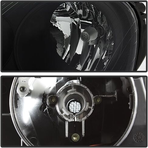 ACANII - For 2006 2007 2008 2009 Volkswagen Jetta GTI MK5 Black Housing Headlights Headlamps Set Driver + Passenger Side in Saudi Arabia