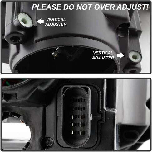 ACANII - For 2006 2007 2008 2009 Volkswagen Jetta GTI MK5 Black Housing Headlights Headlamps Set Driver + Passenger Side in Saudi Arabia